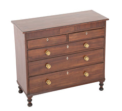 19th Century Regency Mahogany Diminutive Chest