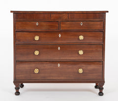 19th Century Regency Mahogany Diminutive Chest