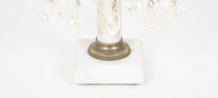 Pair of 19th Century French Moorish Crystal Candelabras.