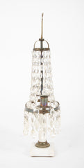 Pair of 19th Century French Moorish Crystal Candelabras.