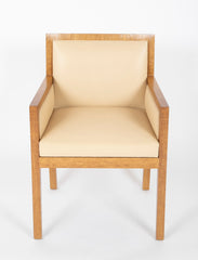 Set of Four Nicholas Mongiardo Design from Jean Michel Frank Armchairs