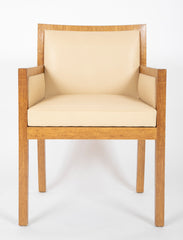Set of Four Nicholas Mongiardo Design from Jean Michel Frank Armchairs