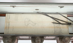 Rare, Possibly a Tradesman's Sample, of a Late 19th Century Nautical Chart Holder