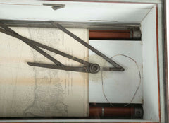 Rare, Possibly a Tradesman's Sample, of a Late 19th Century Nautical Chart Holder