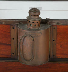 Rare, Possibly a Tradesman's Sample, of a Late 19th Century Nautical Chart Holder