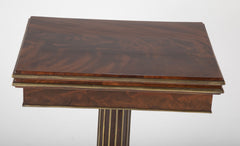 Baltic Mahogany and Brass Mounted Games Table