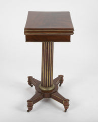 Baltic Mahogany and Brass Mounted Games Table