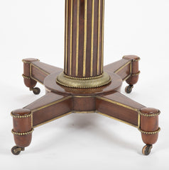 Baltic Mahogany and Brass Mounted Games Table