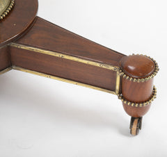 Baltic Mahogany and Brass Mounted Games Table
