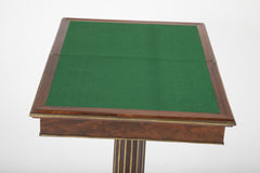 Baltic Mahogany and Brass Mounted Games Table
