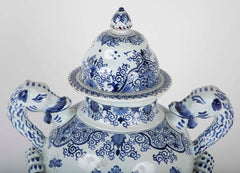 Early 19th Century French Faience Lidded Jar