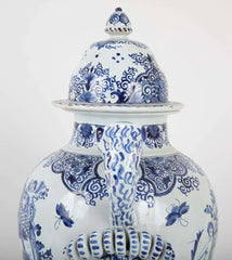 Early 19th Century French Faience Lidded Jar