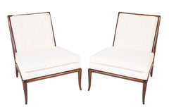 A Pair of Robsjohn-Gibbings Slipper Chairs