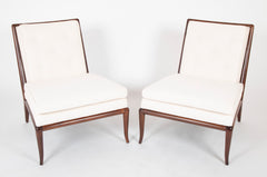 A Pair of Robsjohn-Gibbings Slipper Chairs