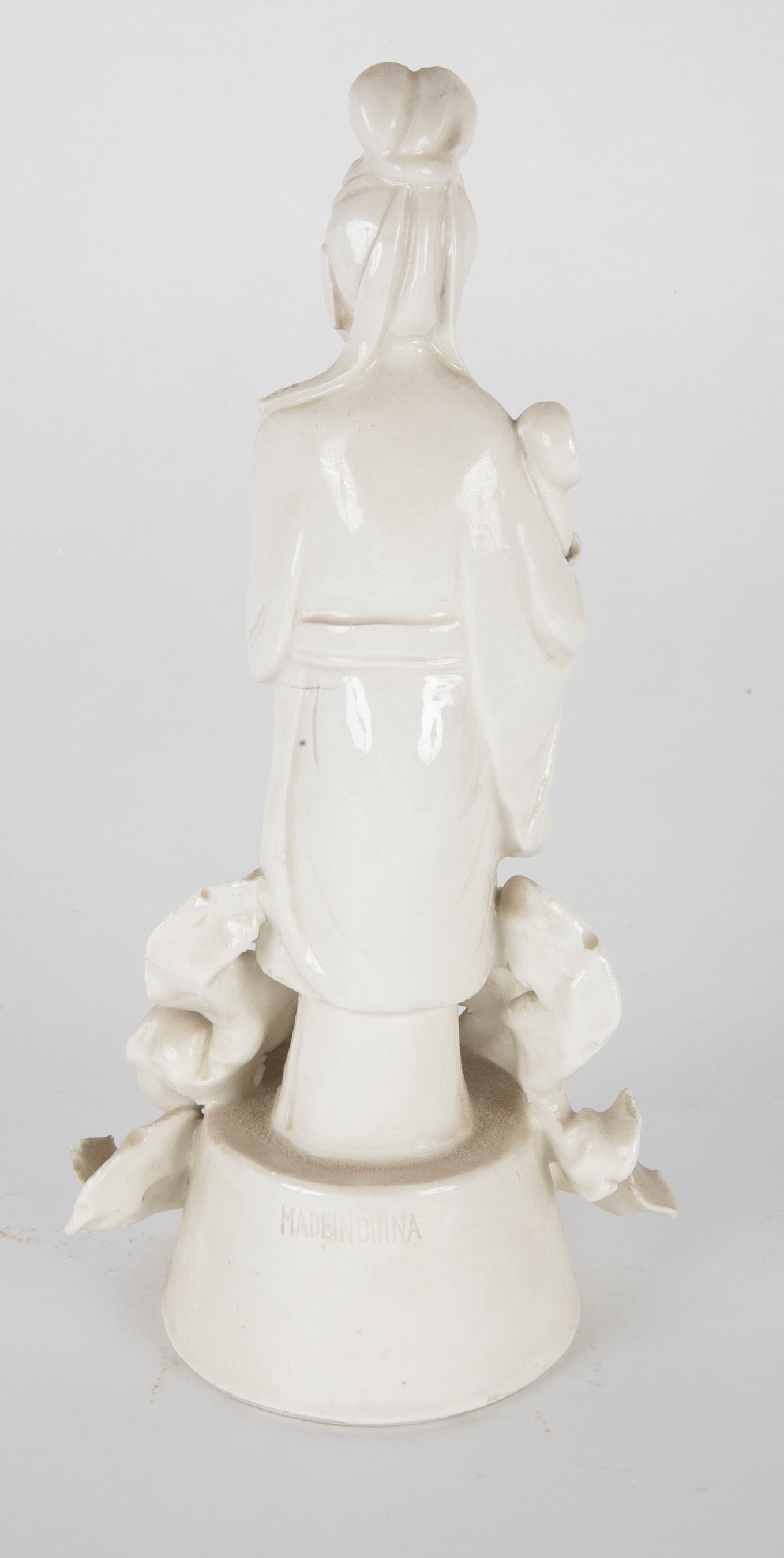 A Pair of Early 20th Century Chinese Blanc de Chine Figures