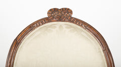 Pair of Louis XVI  Period Oval Back Fauteuil