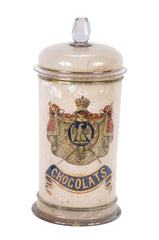 Large Glass Chocolate Jar