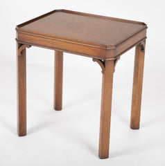 A Georgian Mahogany Tray Top End Table