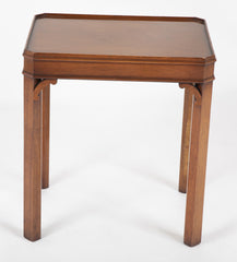 A Georgian Mahogany Tray Top End Table