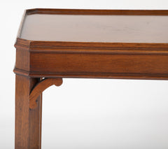 A Georgian Mahogany Tray Top End Table