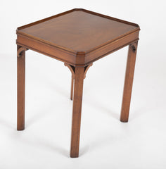 A Georgian Mahogany Tray Top End Table