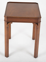 A Georgian Mahogany Tray Top End Table