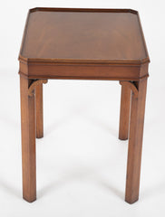 A Georgian Mahogany Tray Top End Table