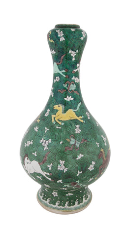 A 19th Century Chinese Porcelain Wu Cai Vase