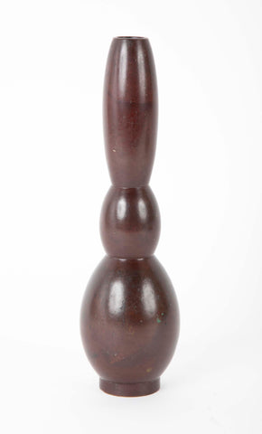 Japanese Bronze Showa Vase