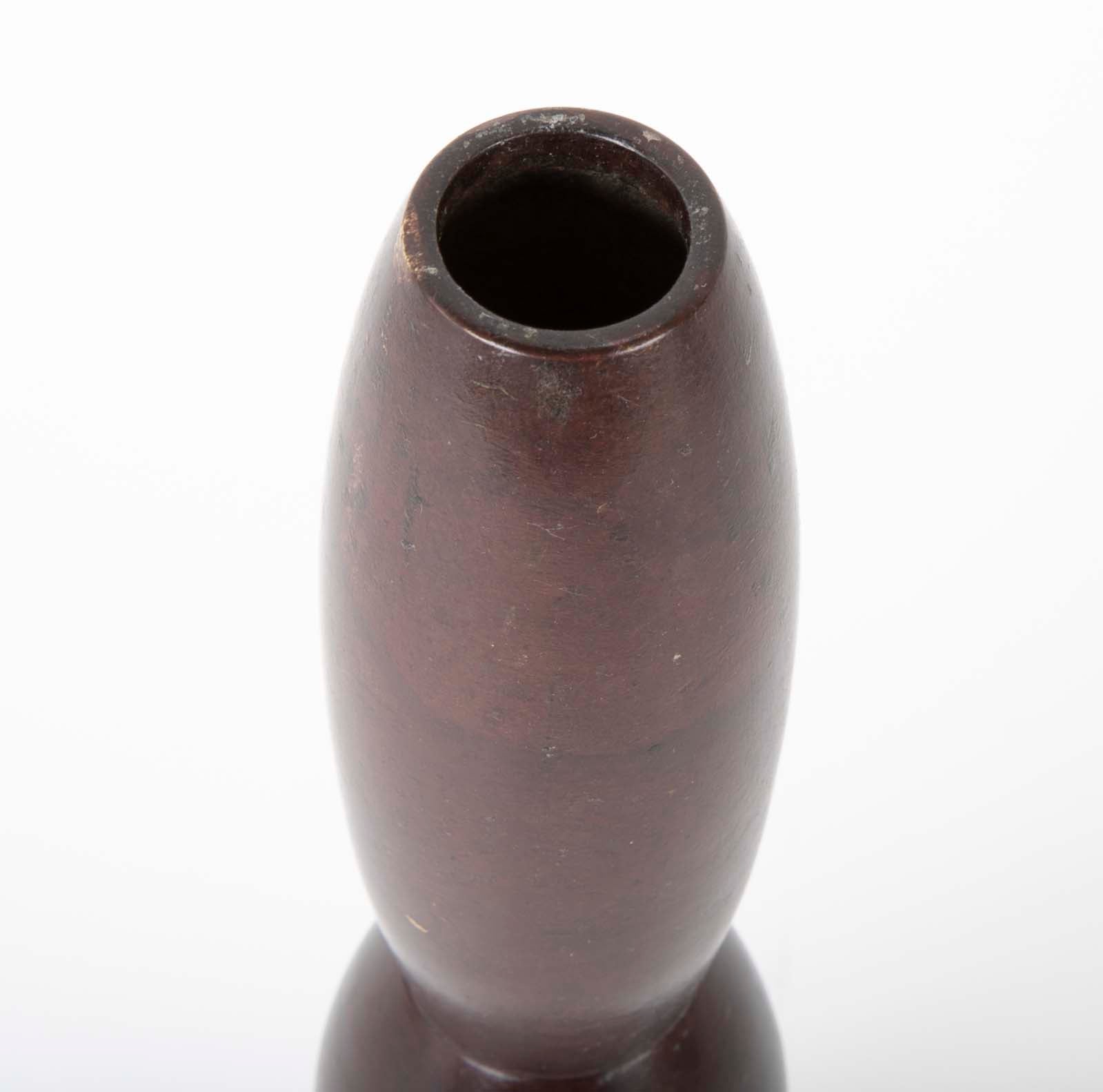 Japanese Bronze Showa Vase