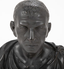 A 19th Century Ebonized Plaster Bust of Marcus Tulles Cicero