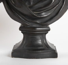 A 19th Century Ebonized Plaster Bust of Marcus Tulles Cicero