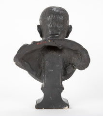 A 19th Century Ebonized Plaster Bust of Marcus Tulles Cicero