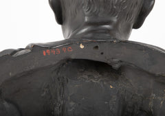 A 19th Century Ebonized Plaster Bust of Marcus Tulles Cicero