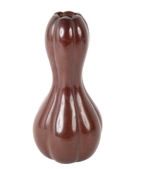 Delicate Lobed Double Gourd Shaped Japanese Bronze Vase