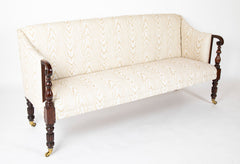 Early 19th Century American Mahogany Sheraton Sofa