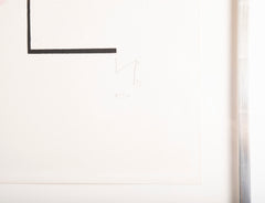 "Blue Fantasy" Color Screenprint on Paper by Victor Pasmore