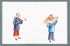 Set of Six Chinese Gouaches