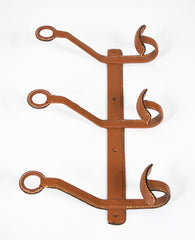 A Pair of Jacques Adnet Coat Hooks