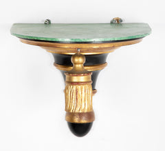 Pair of Regency Painted Wall Brackets