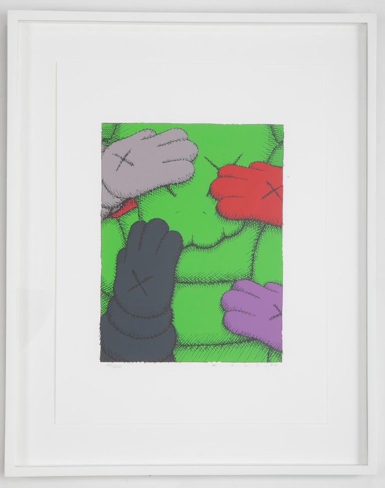 真作保証 KAWS カウズ URGE シルクスクリーン