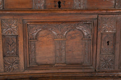 17th Century Spanish Carved Walnut Chest