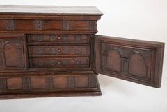 17th Century Spanish Carved Walnut Chest