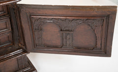 17th Century Spanish Carved Walnut Chest