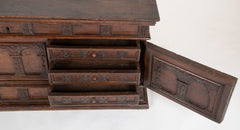 17th Century Spanish Carved Walnut Chest