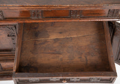 17th Century Spanish Carved Walnut Chest