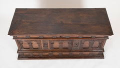 17th Century Spanish Carved Walnut Chest