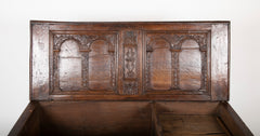 17th Century Spanish Carved Walnut Chest