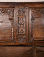 17th Century Spanish Carved Walnut Chest