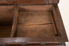 17th Century Spanish Carved Walnut Chest